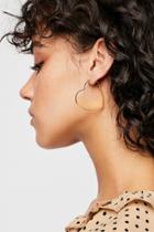 Mia Heart Hoop Earrings By Five And Two At Free People